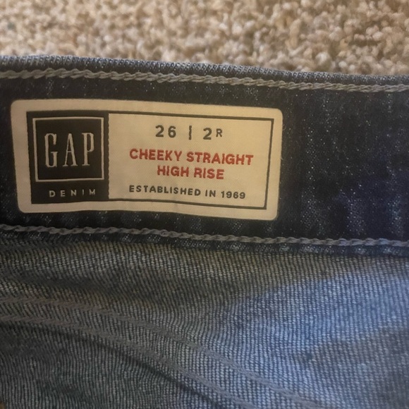 Gap Denim size 26 cheeky straight high rise jeans - Picture 3 of 3